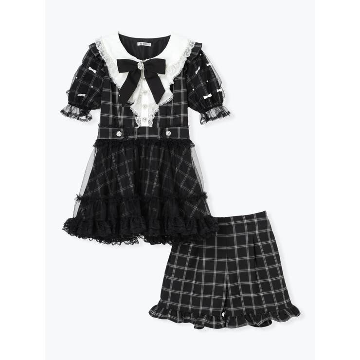 ラッフルフリルドレッシーフレアセットアップ[品番：PLMW0014016