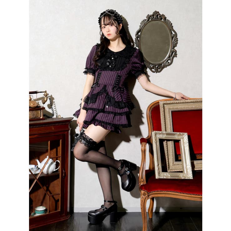 ゴシックローズリボンティアードセットアップ | NOEMIE | 詳細画像7 