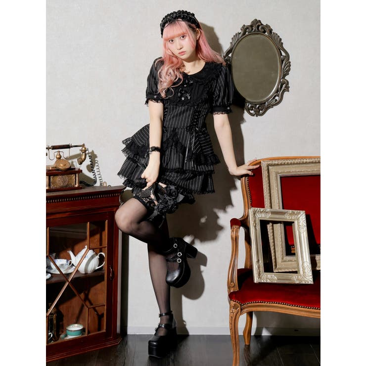 ゴシックローズリボンティアードセットアップ | NOEMIE | 詳細画像10 