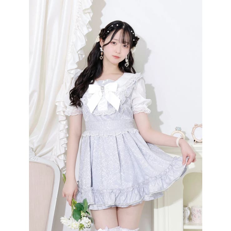 値下げ中】NOEMIE ジャガードフリルセットアップ