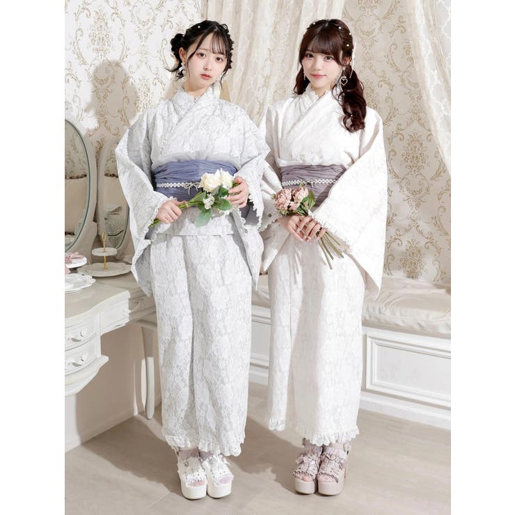 お嬢さん総レースフリルセパレート浴衣 | NOEMIE | 詳細画像2 