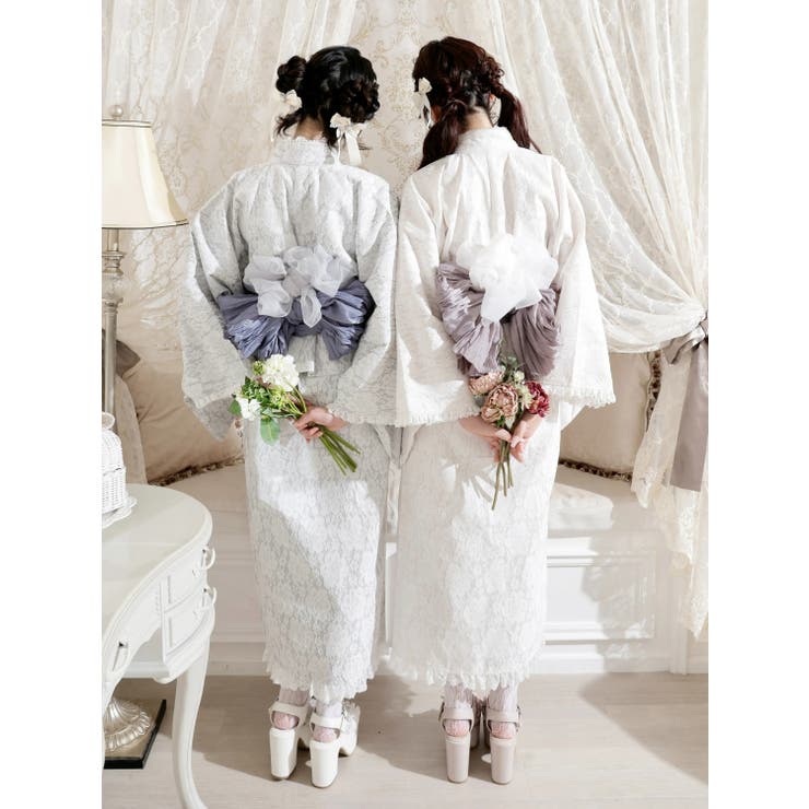 お嬢さん総レースフリルセパレート浴衣 | NOEMIE | 詳細画像3 