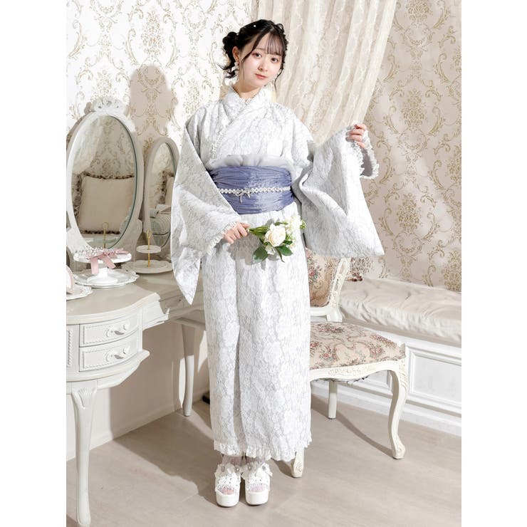 お嬢さん総レースフリルセパレート浴衣 | NOEMIE | 詳細画像14 