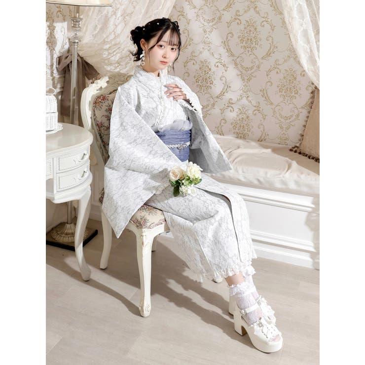 お嬢さん総レースフリルセパレート浴衣 | NOEMIE | 詳細画像18 