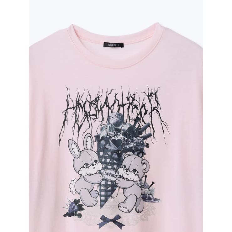 うさくま病み病みバックスピンドルTシャツ[品番：PLMW0014696]｜NOEMIE