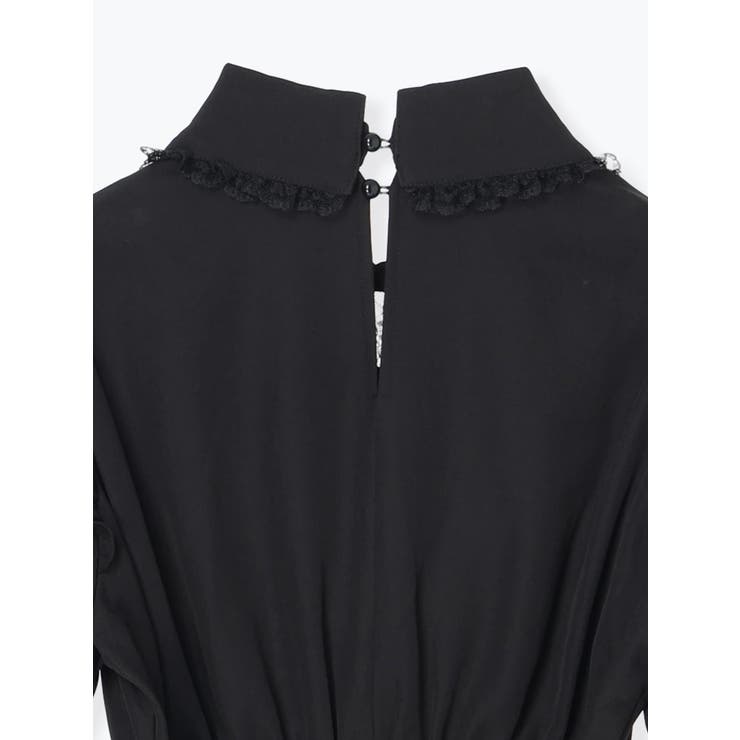 ゴシックドレッシーデコルテクロスセットアップ[品番：PLMW0014744