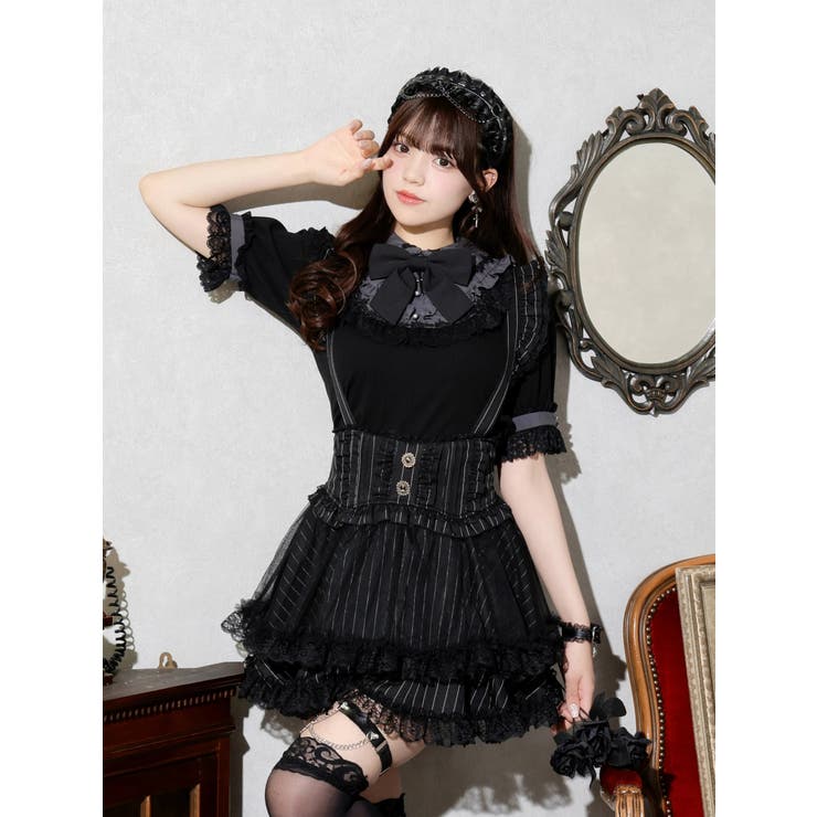 Ａ柄 | ゴシックチュールサスペンダースカパン | NOEMIE