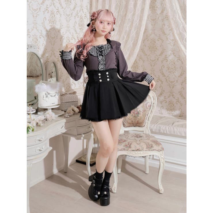 リボンストラップヨークフリルカットソー | NOEMIE | 詳細画像10 