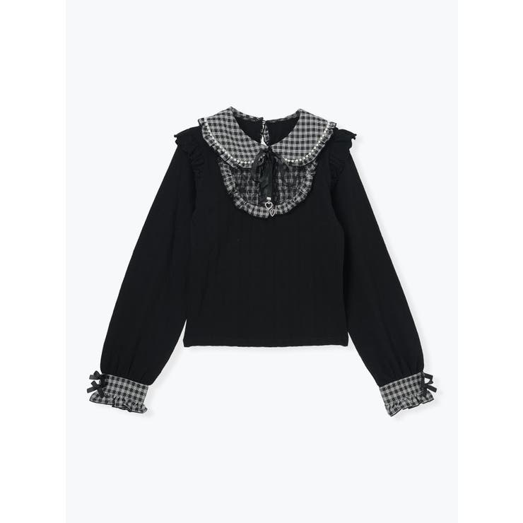 お嬢さんハートチャームレースアップカットソー | NOEMIE | 詳細画像17 