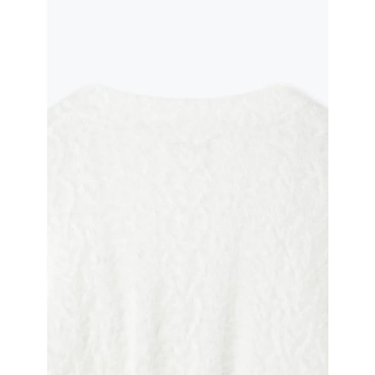 メニーリボンビジューふわふわシャギーカーデ | NOEMIE | 詳細画像14 