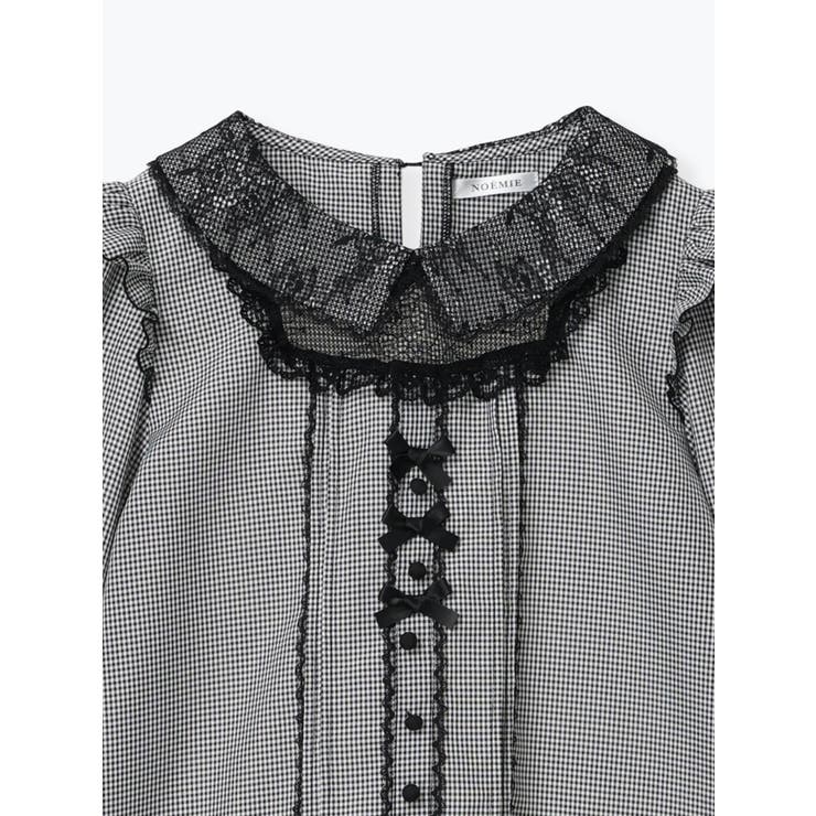 メニーリボンデコルテレースブラウス | NOEMIE | 詳細画像15 