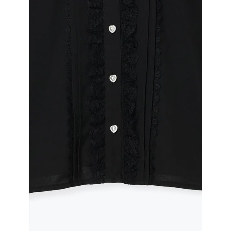 ツイードリボンケープフリルオープンショルダーブラウス | NOEMIE | 詳細画像17 