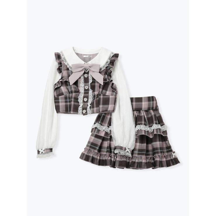 キラキラハートレイヤード風ティアードセットアップ | NOEMIE | 詳細画像11 