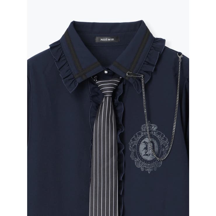 ゴシックストライプネクタイブラウス | NOEMIE | 詳細画像19