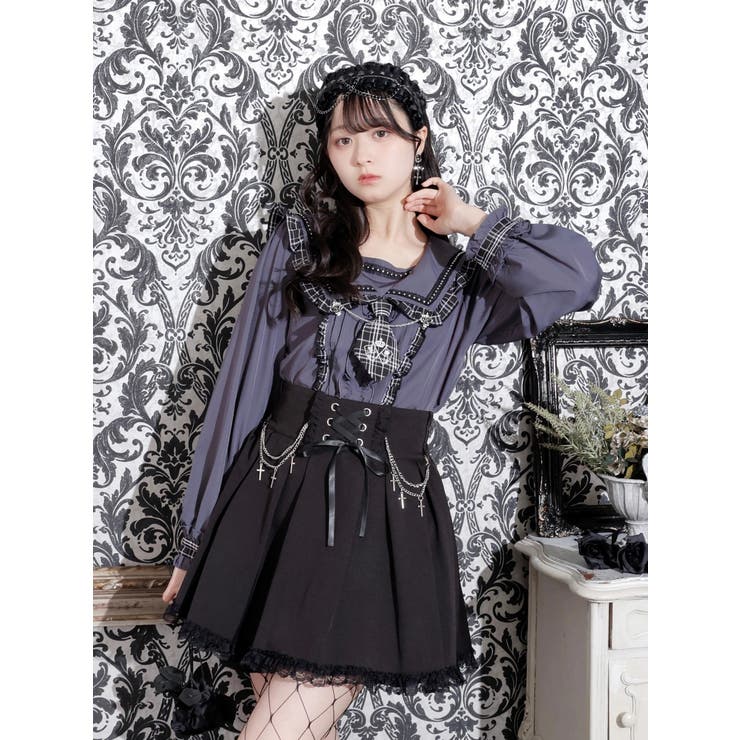 青 | ゴシックフリルセーラーブラウス | NOEMIE