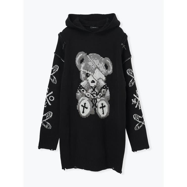 病みくまジャガードユニセックスニット | NOEMIE | 詳細画像9 