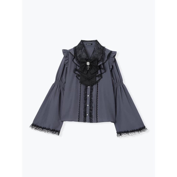 ラッフルフリルフレアスリーブブラウス | NOEMIE | 詳細画像11 