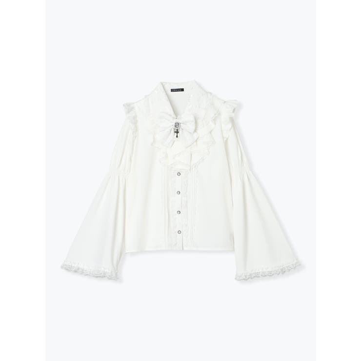 ラッフルフリルフレアスリーブブラウス | NOEMIE | 詳細画像13 