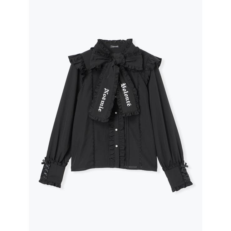 ゴシックフリル袖レースアップボウタイブラウス | NOEMIE | 詳細画像12 