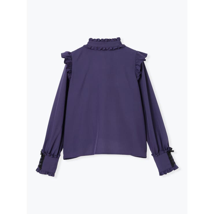 ゴシックフリル袖レースアップボウタイブラウス | NOEMIE | 詳細画像14 