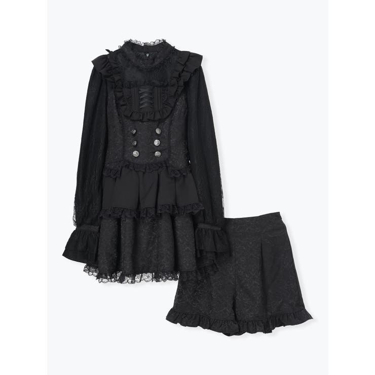 ゴシックチョーカーレースアップヨークセットアップ | NOEMIE | 詳細画像13 