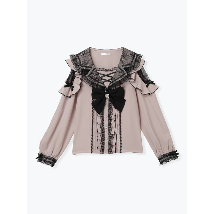 トレンチセーラーオープンショルダーブラウス | NOEMIE | 詳細画像14 