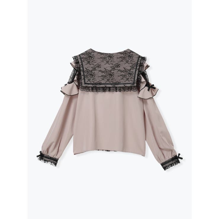 トレンチセーラーオープンショルダーブラウス | NOEMIE | 詳細画像18 