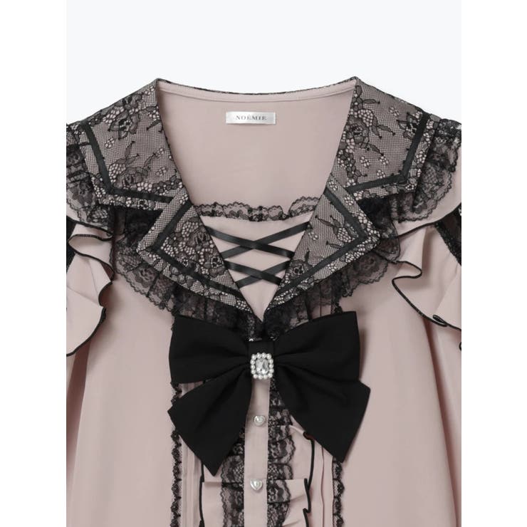 トレンチセーラーオープンショルダーブラウス | NOEMIE | 詳細画像19 