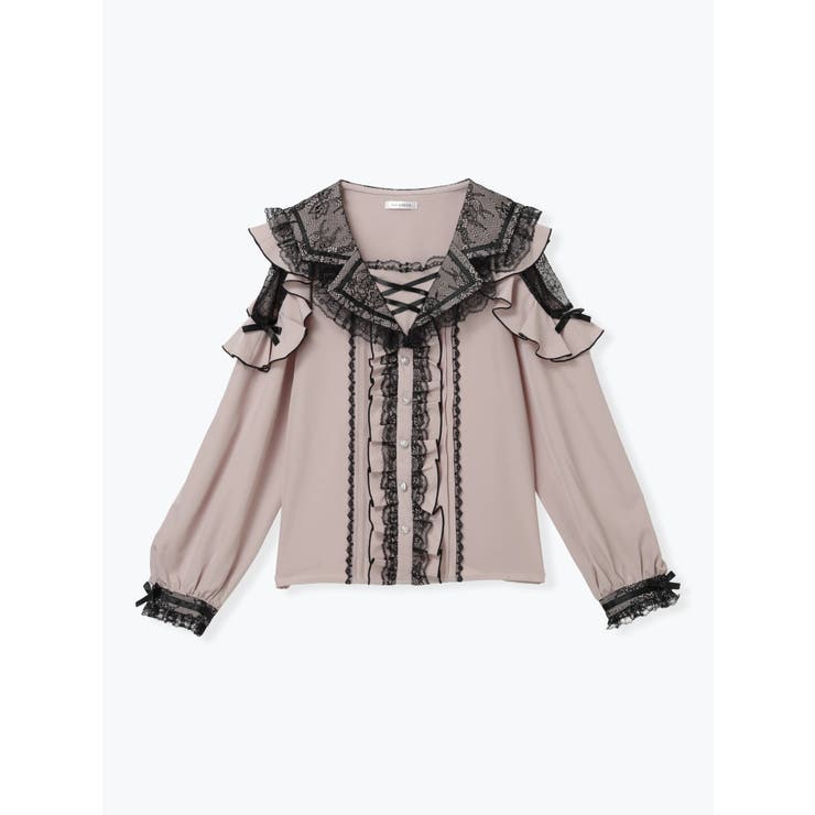 トレンチセーラーオープンショルダーブラウス | NOEMIE | 詳細画像24 