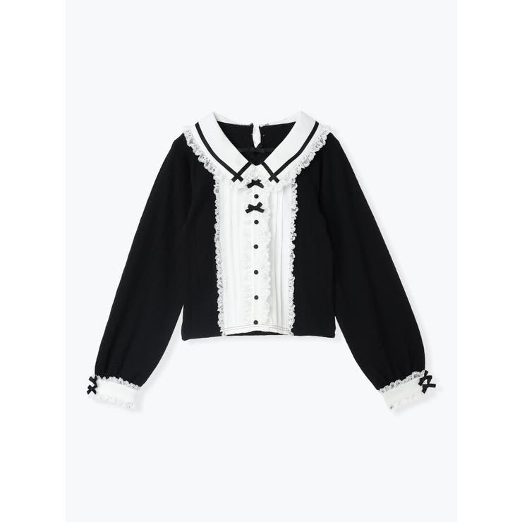 メニーリボンピンタックフリルカットソー | NOEMIE | 詳細画像16 