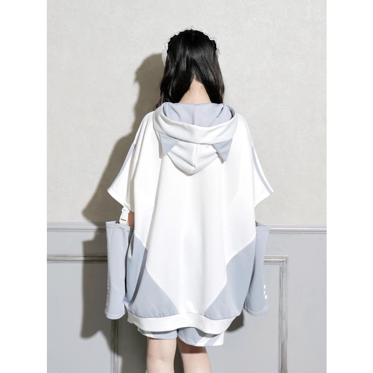 サイバーにゃんにゃんジャージパーカー | NOEMIE | 詳細画像6 