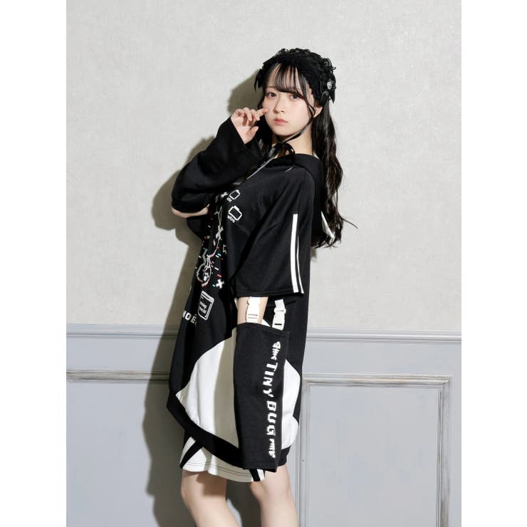 サイバーにゃんにゃんジャージパーカー | NOEMIE | 詳細画像8 