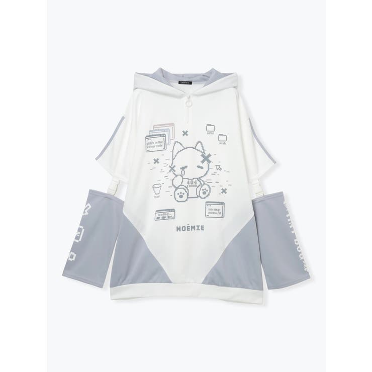 サイバーにゃんにゃんジャージパーカー | NOEMIE | 詳細画像12 