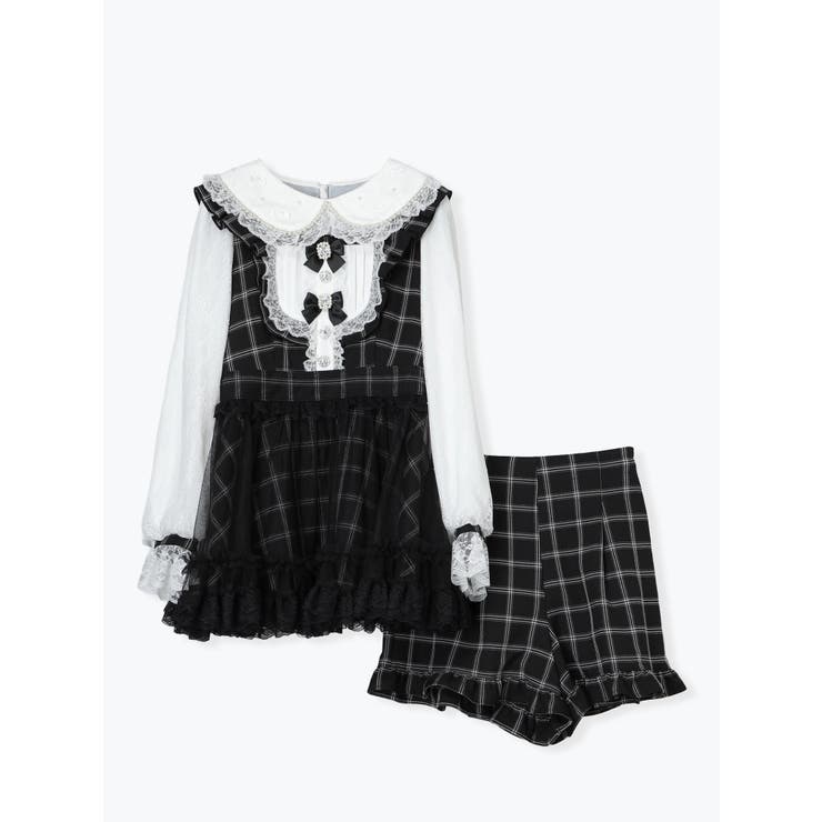 Ａ柄 | メニーリボンデコルテドレッシーセットアップ | NOEMIE