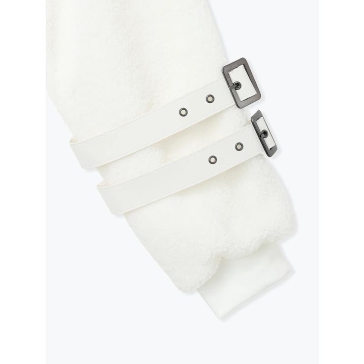 ダブルバックルうさ耳ユニセックスボアブルゾン | NOEMIE | 詳細画像15 