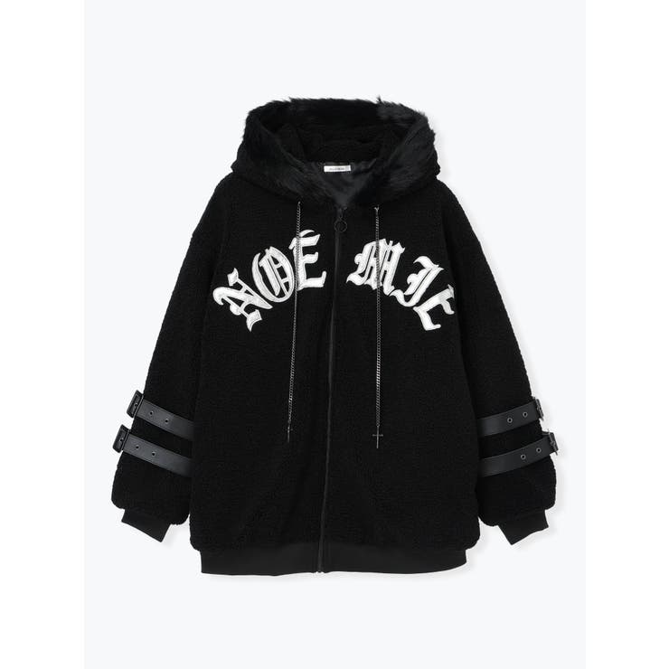 ダブルバックルねこ耳ユニセックスボアブルゾン | NOEMIE | 詳細画像12 