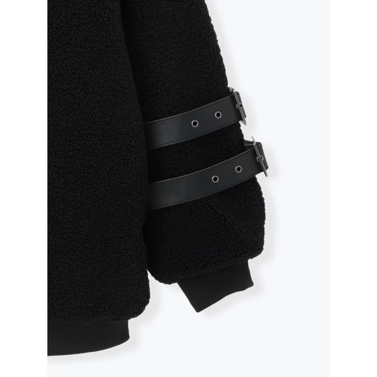 ダブルバックルねこ耳ユニセックスボアブルゾン | NOEMIE | 詳細画像16 