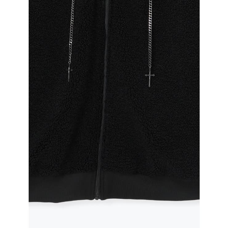 ダブルバックルねこ耳ユニセックスボアブルゾン | NOEMIE | 詳細画像17 