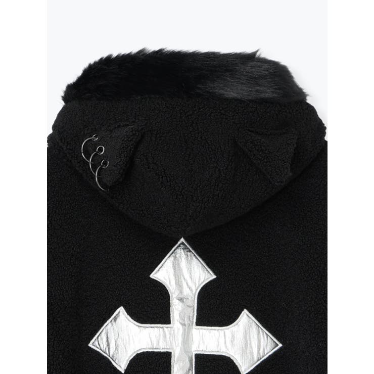 ダブルバックルねこ耳ユニセックスボアブルゾン | NOEMIE | 詳細画像18 