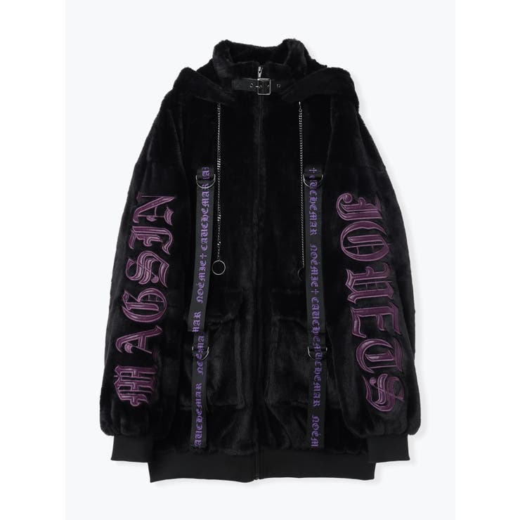 スタンドフードユニセックスファーブルゾン | NOEMIE | 詳細画像25 