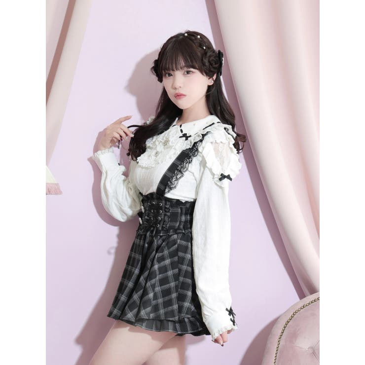 ダブルスピンドルレースアップサス付きスカパン | NOEMIE | 詳細画像2 