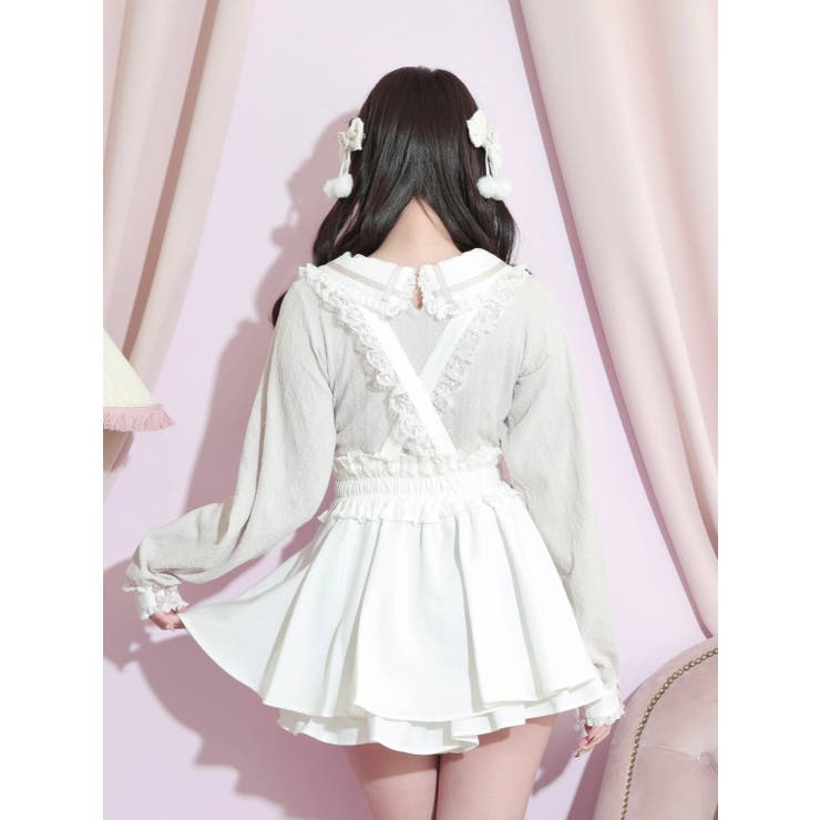 ダブルスピンドルレースアップサス付きスカパン | NOEMIE | 詳細画像6 