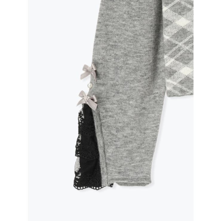 メニーパールデコルテレースオープンショルダーニット | NOEMIE | 詳細画像16 