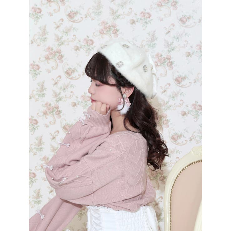 シャギーリボンベレー帽 | NOEMIE | 詳細画像6 