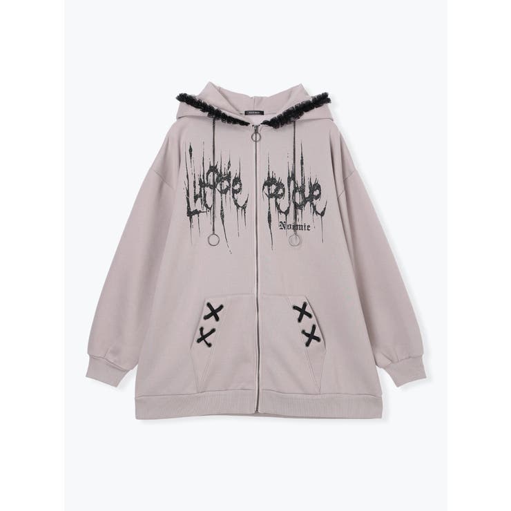 うさ耳ハートピアスジップパーカー | NOEMIE | 詳細画像9 