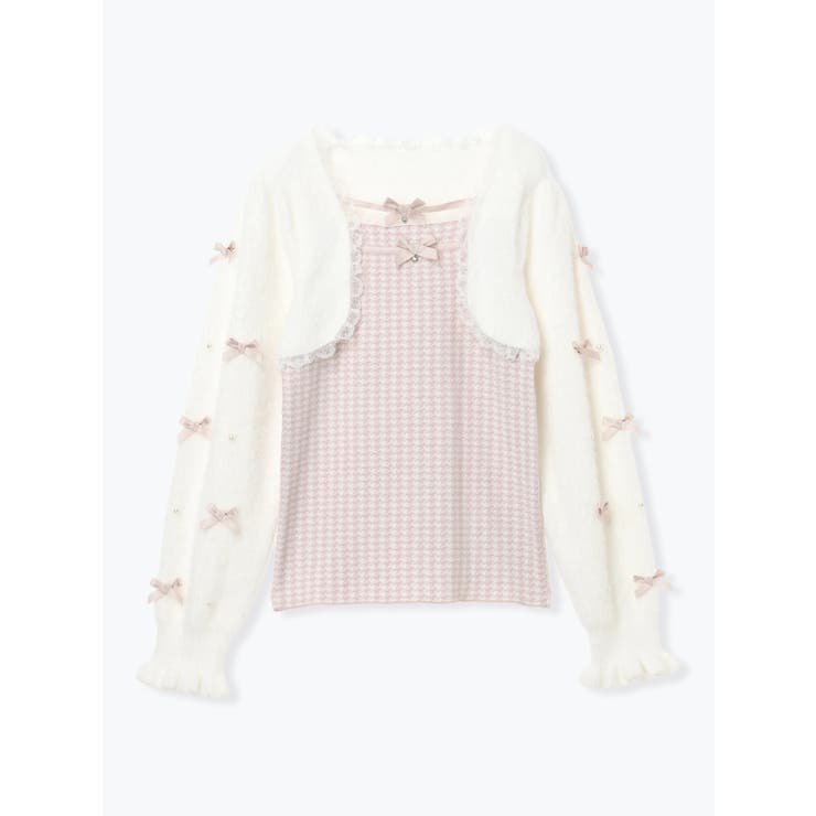 メニーリボンシャギーレイヤード千鳥ニット | NOEMIE | 詳細画像11 