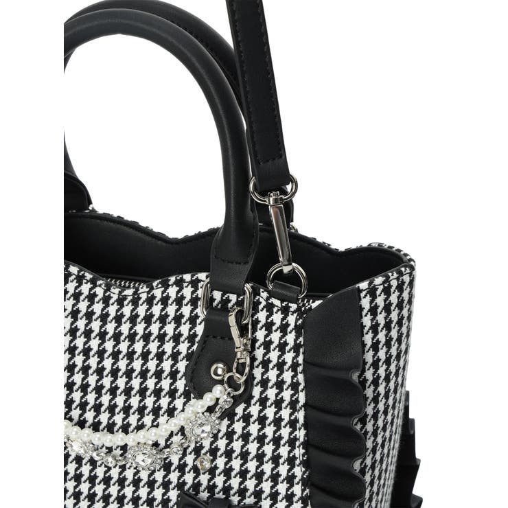千鳥柄ビジューフリル2wayショルダーバッグ | NOEMIE | 詳細画像19 