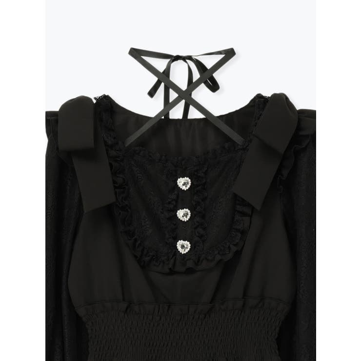 フレアスリーブプリンセスロングワンピース | NOEMIE | 詳細画像12 