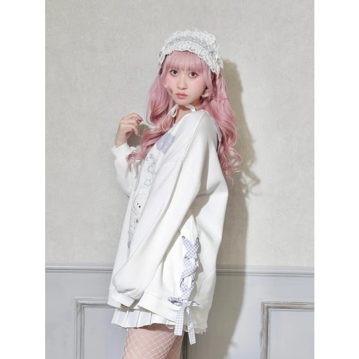 もこもこくまギンガムリボンチュニック | NOEMIE | 詳細画像2 