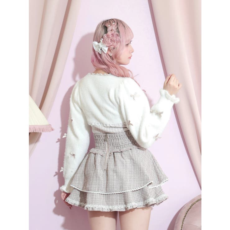 キラキラツイードハートビジュースカパン | NOEMIE | 詳細画像4 